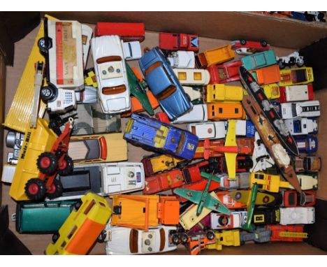 Die-cast Vehicles - Matchbox Superkings K-27 Camping Cruiser;  K-7 Racing Car Transporter, Bedford Skip Truck, Security Truck
