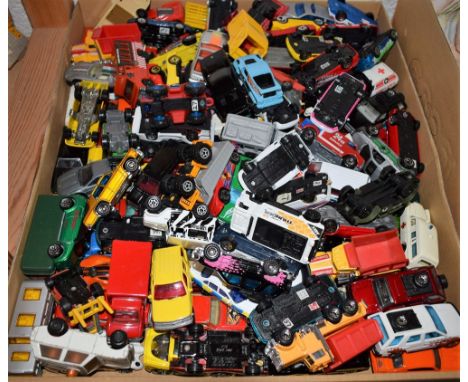 Die-cast Vehicles, Matchbox, Hot wheels, Corgi etc inc Ferrari, Whizzwheels wrecker truck land rover, ridge raider, peterbilt