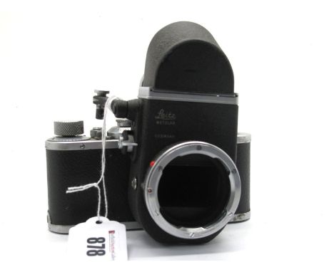 Ernst Leitz Wetzler Wetler Camera, fitted with a Leitz Visolflex II - Range finder.