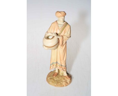 Royal Worcester water carrier, mark with number 1250 and date code for 1895, 22.5cm.