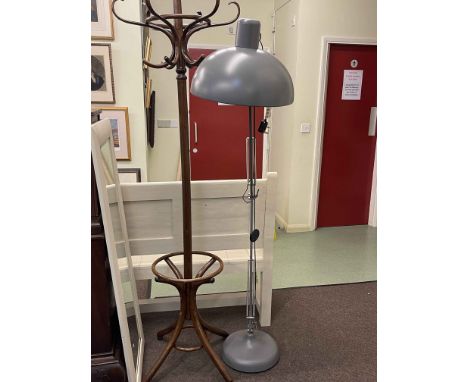 Contemporary angle poise floor lamp.