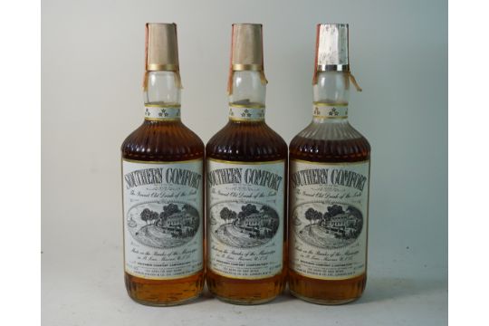 3 Bottles Original Southern Comfort Liquor From 1970 S 87 7 Proof
