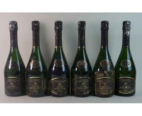 6 bottles Champagne A. Bergere 'Cuvee Tentation' Cuvée TentationOriginally presented, 'Cuvée Tentation' is stylish and elegan