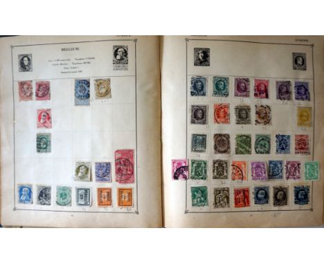 A collection of mint and used stamps of the World contained within two albumsIncluding a number of GB and Commonwealth exampl
