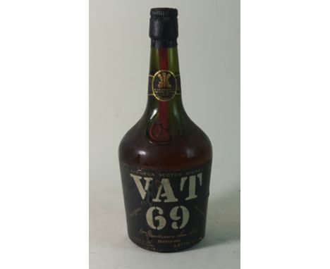 1 bottle VAT 69 Scotch Whisky from 1936 bottlingThis VAT 69 proudly proclaims its Royal Warrant 'Appointment to the Prince of