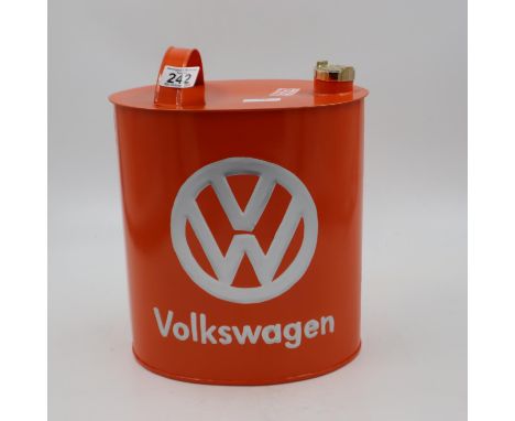 Orange Volkswagen petrol can. UK P&amp;P Group 3 (£30+VAT for the first lot and £8+VAT for subsequent lots) 