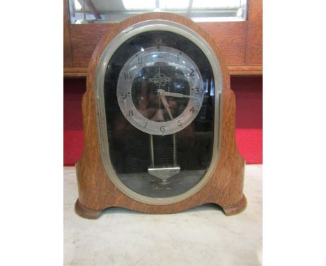 A Gravity Suntime Art Deco style mantel clock, 28cm high 