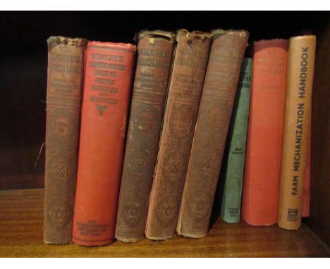 Nine volumes, mostly mechanical related including The Motor Manual 