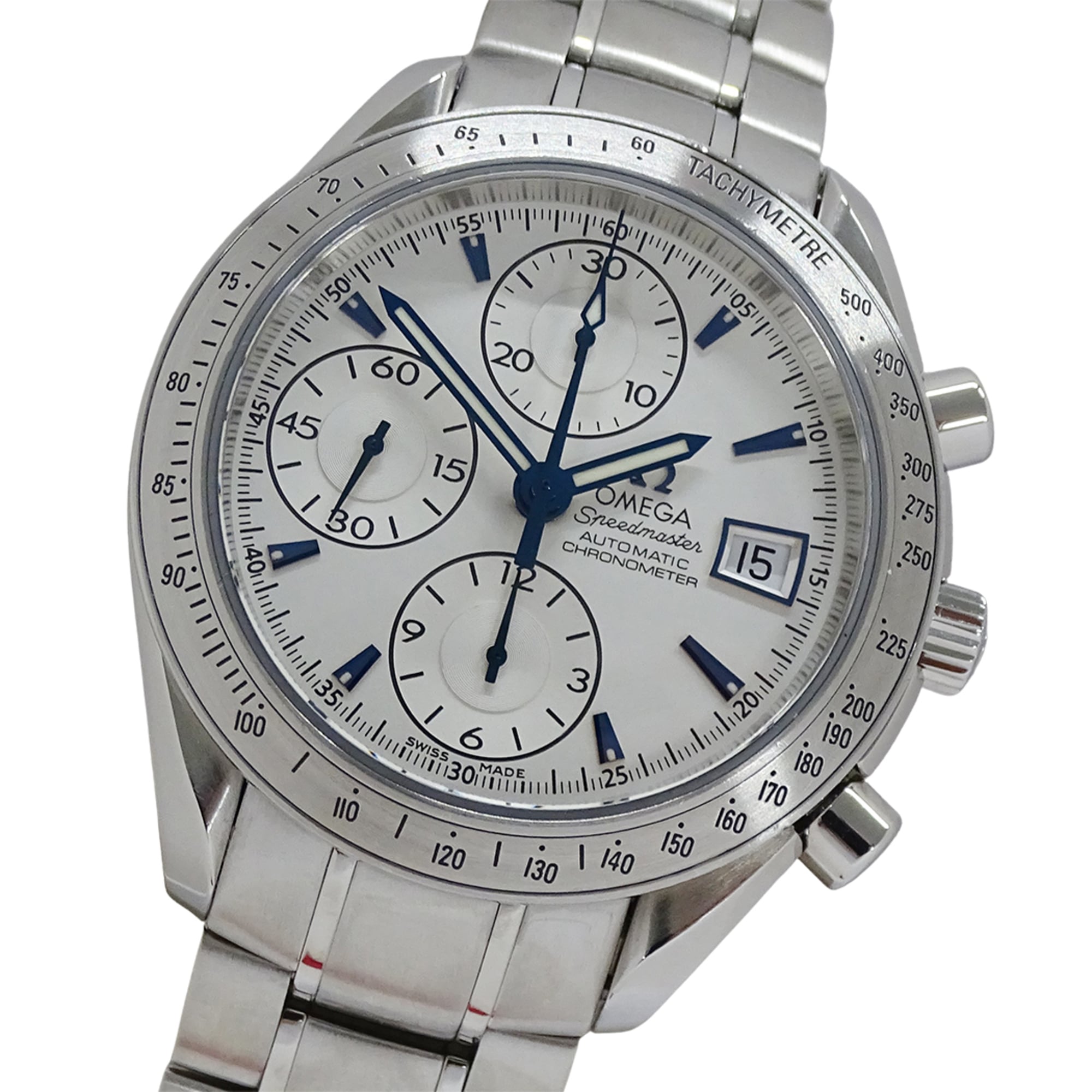 Omega Speedmaster 3211.32 Men\'s Watch, Brand Name, Chronograph, Date, Automatic, Stainless Steel (S