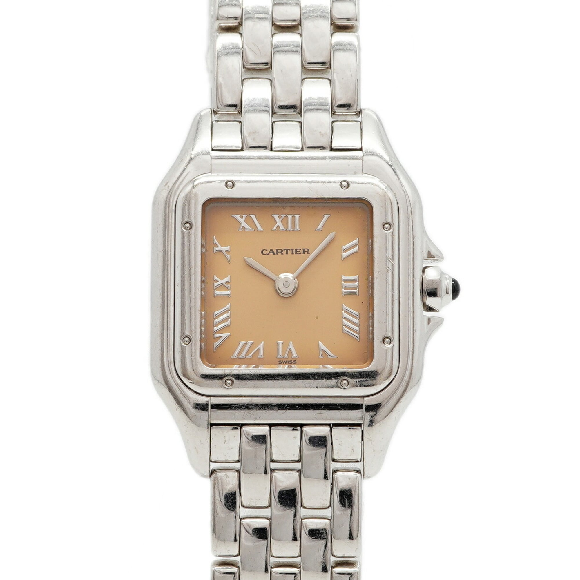 Cartier Panthre SM 750 WG 1660 W25052F3 Orange Dial Women\'s Watch