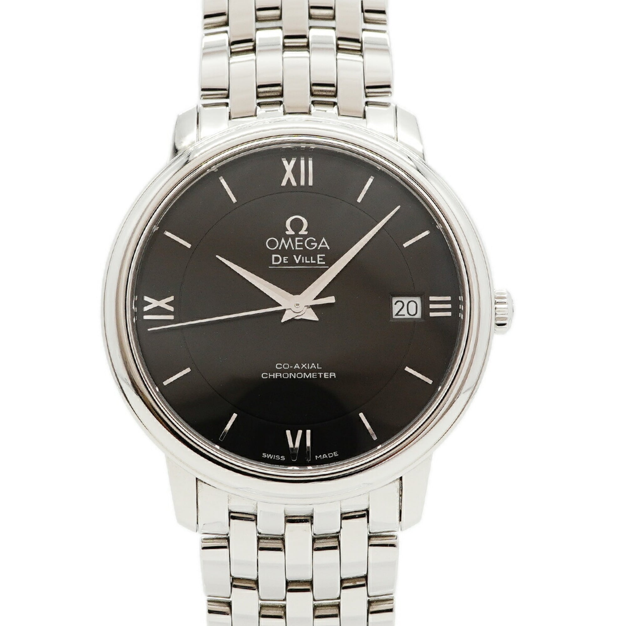Omega De Ville Prestige 424.10.37.20.01.001 Black Dial Men\'s Watch