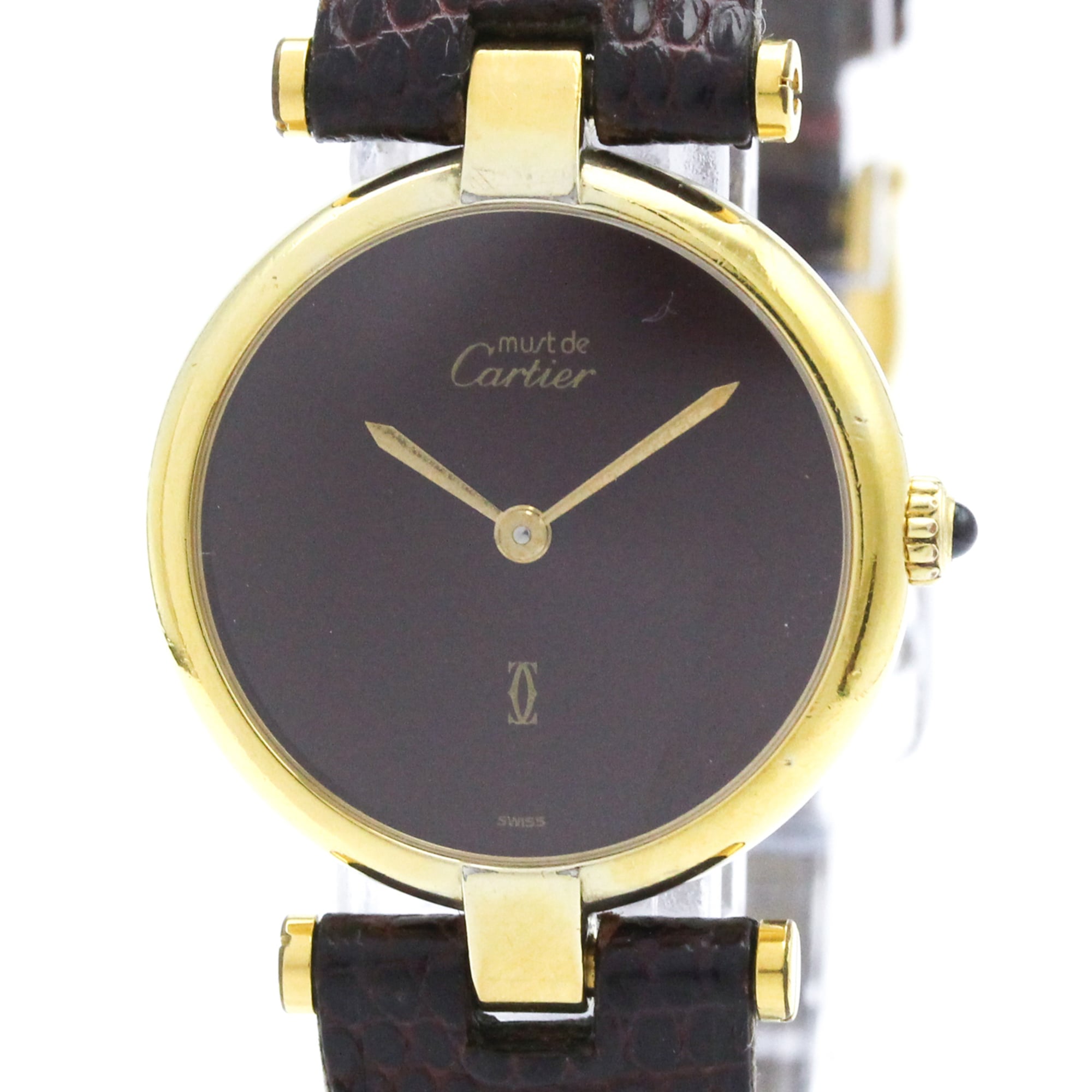 Cartier Must Quartz Gold Plated Women\'s Dress/Formal