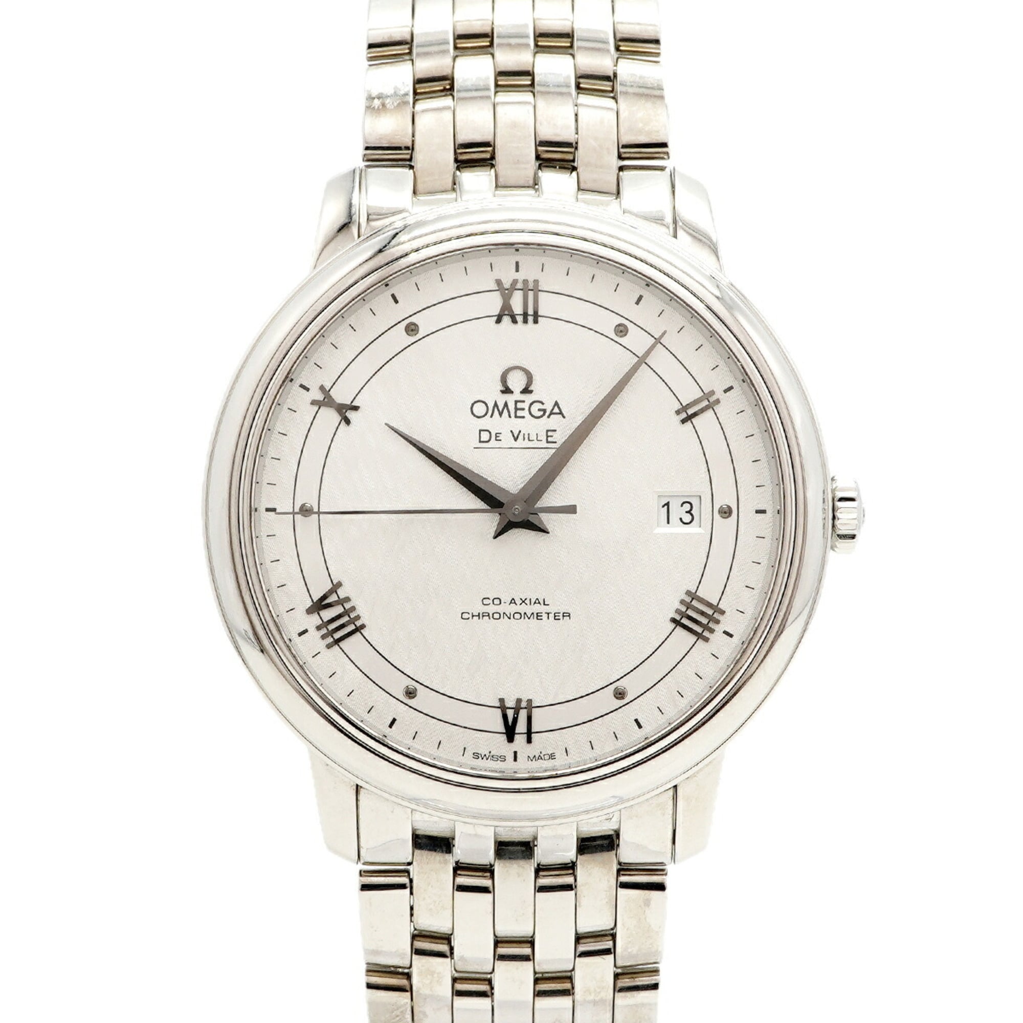 Omega De Ville Prestige Co-Axial 424.10.40.20.02.005 Silver Dial Men\'s Watch