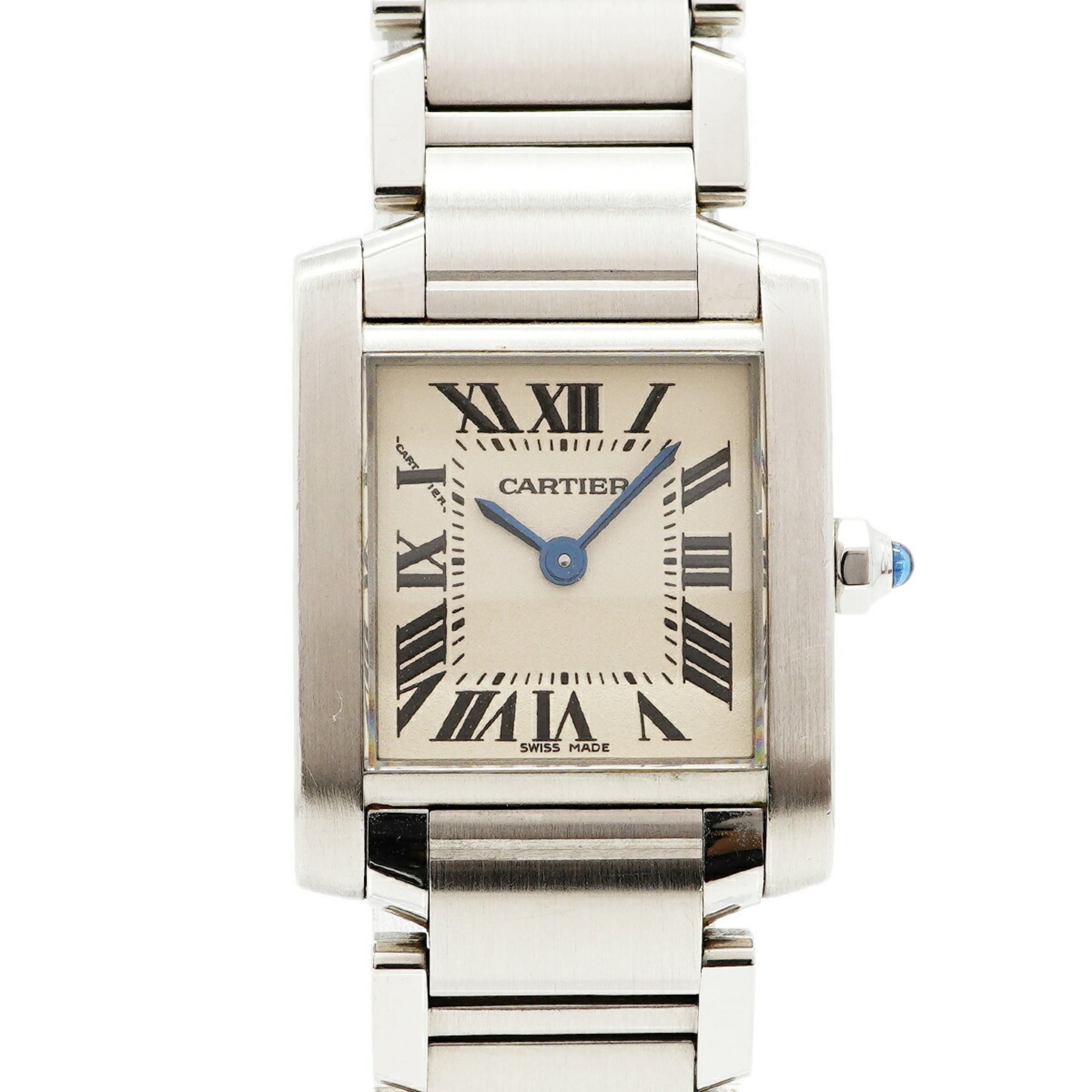 Cartier Tank Franaise SM W51008Q3 Ivory Dial Women\'s Watch