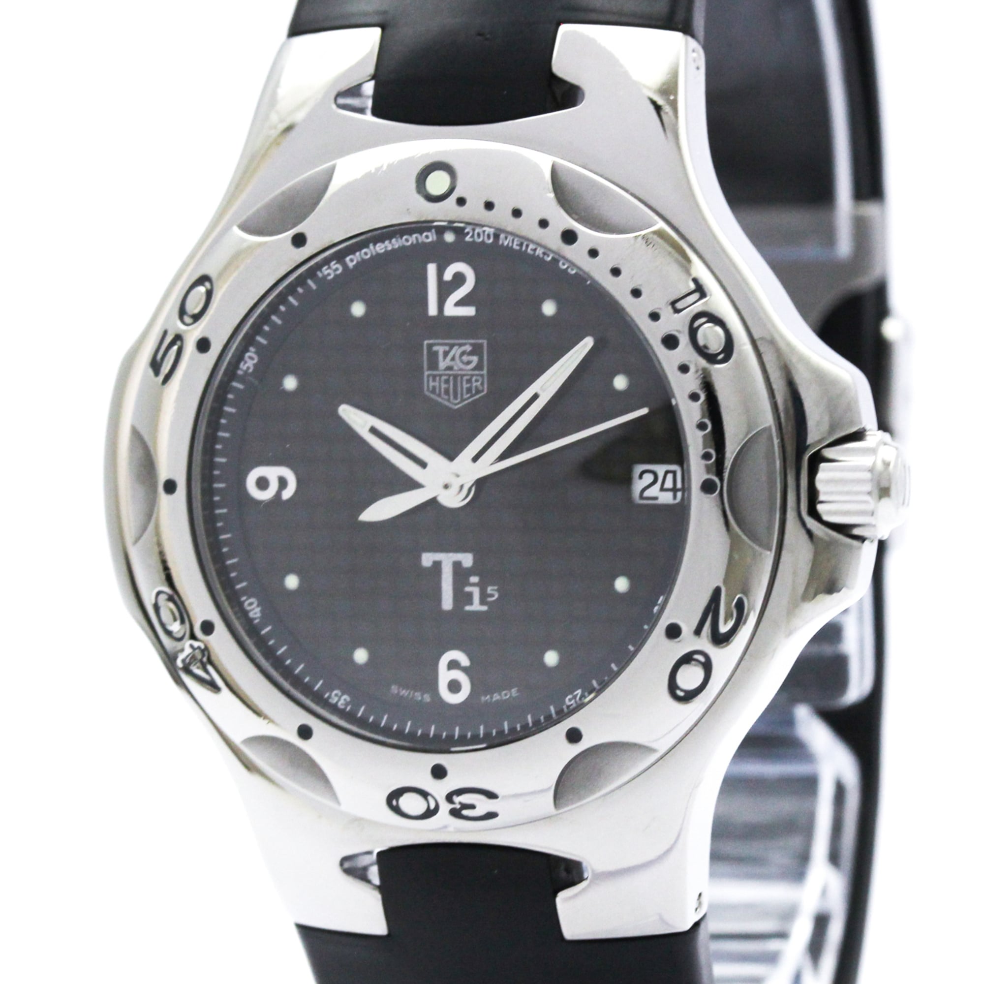 TAG HEUER Kirium Titanium Rubber Quartz Mens Watch WL1180 ()