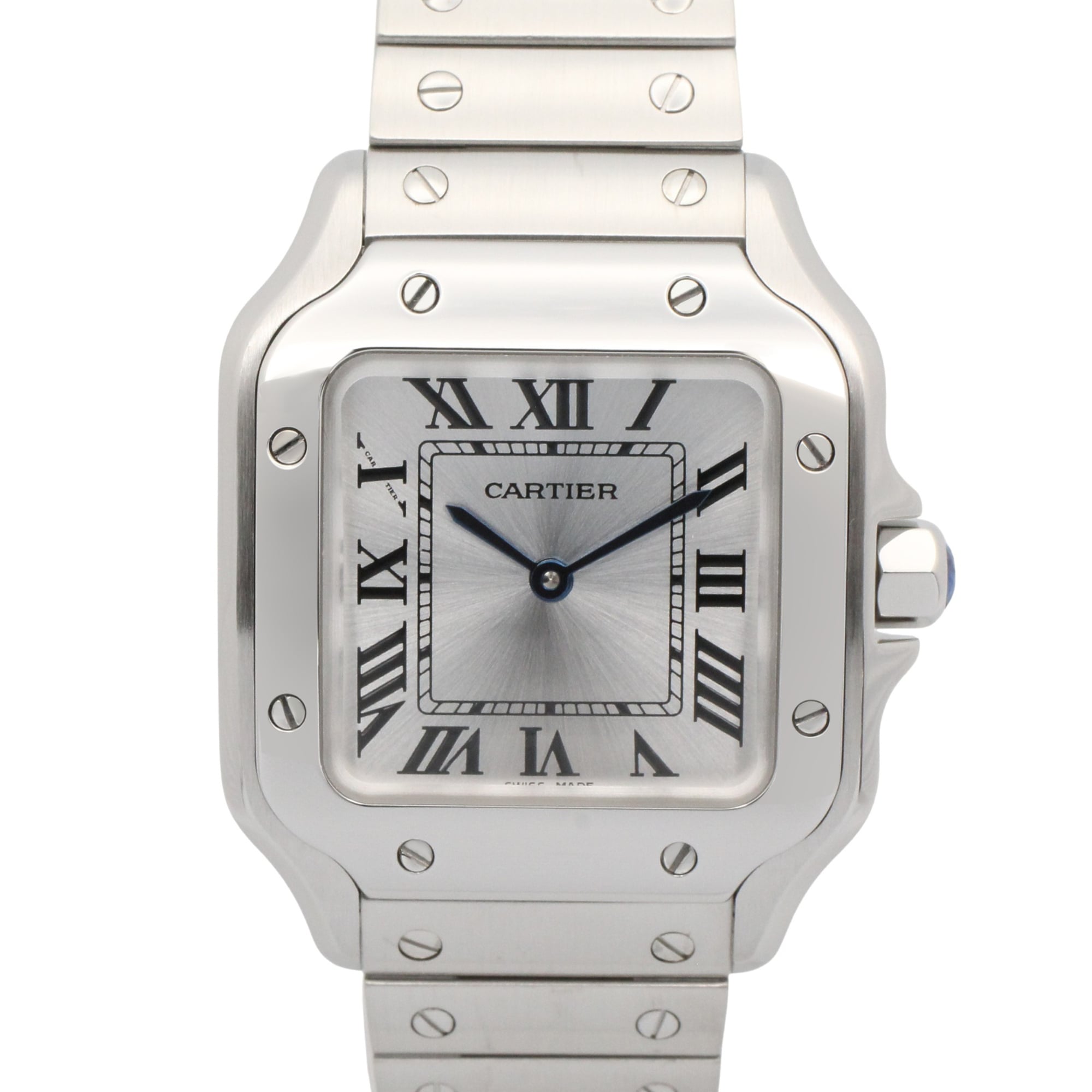 Cartier Santos de SM Watch, Stainless Steel, Ladies, Silver Tone, WSSA0082