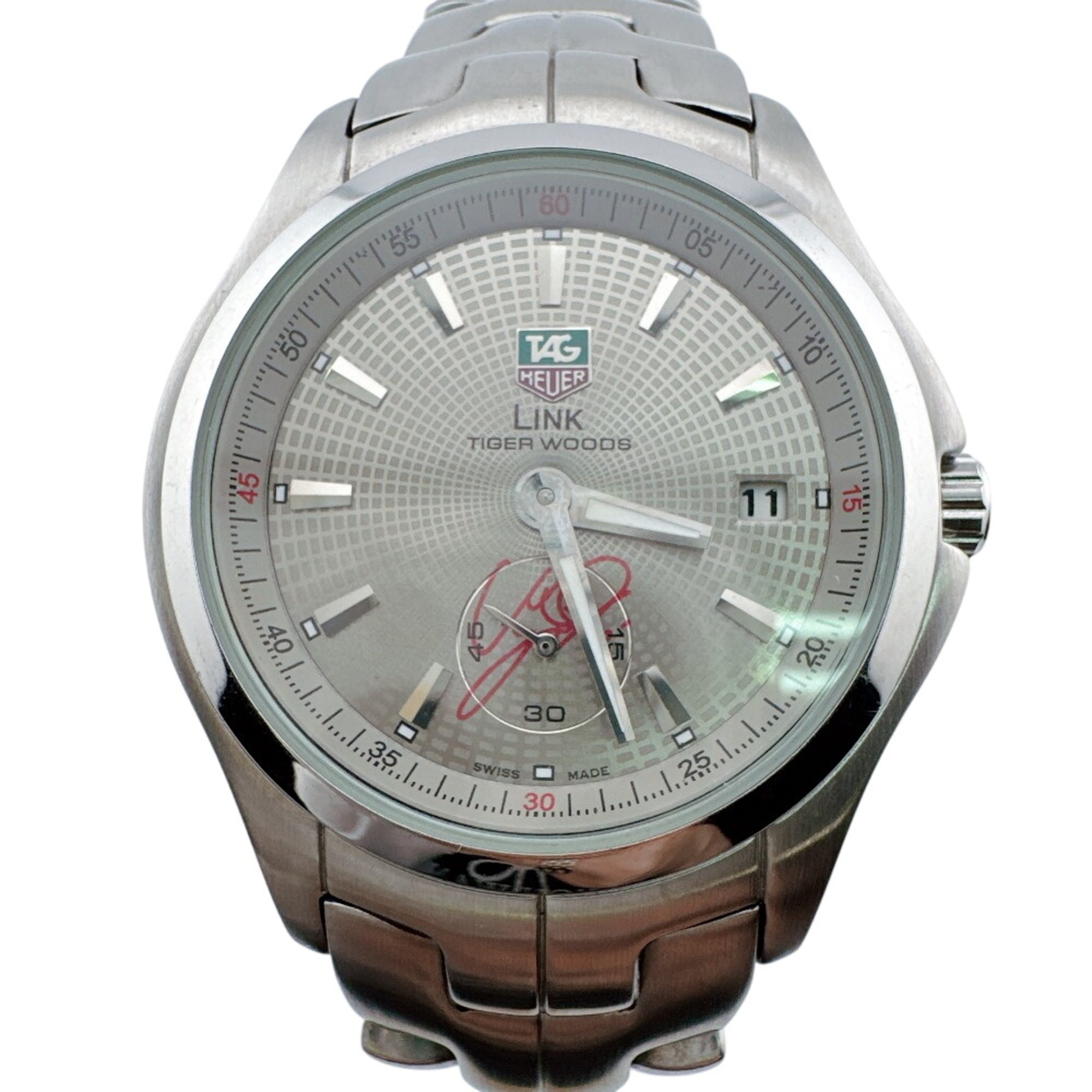 TAG Heuer WJF2113.BA0570 Link Tiger Woods Limited Edition Watch (5500 pieces limited) - Silver