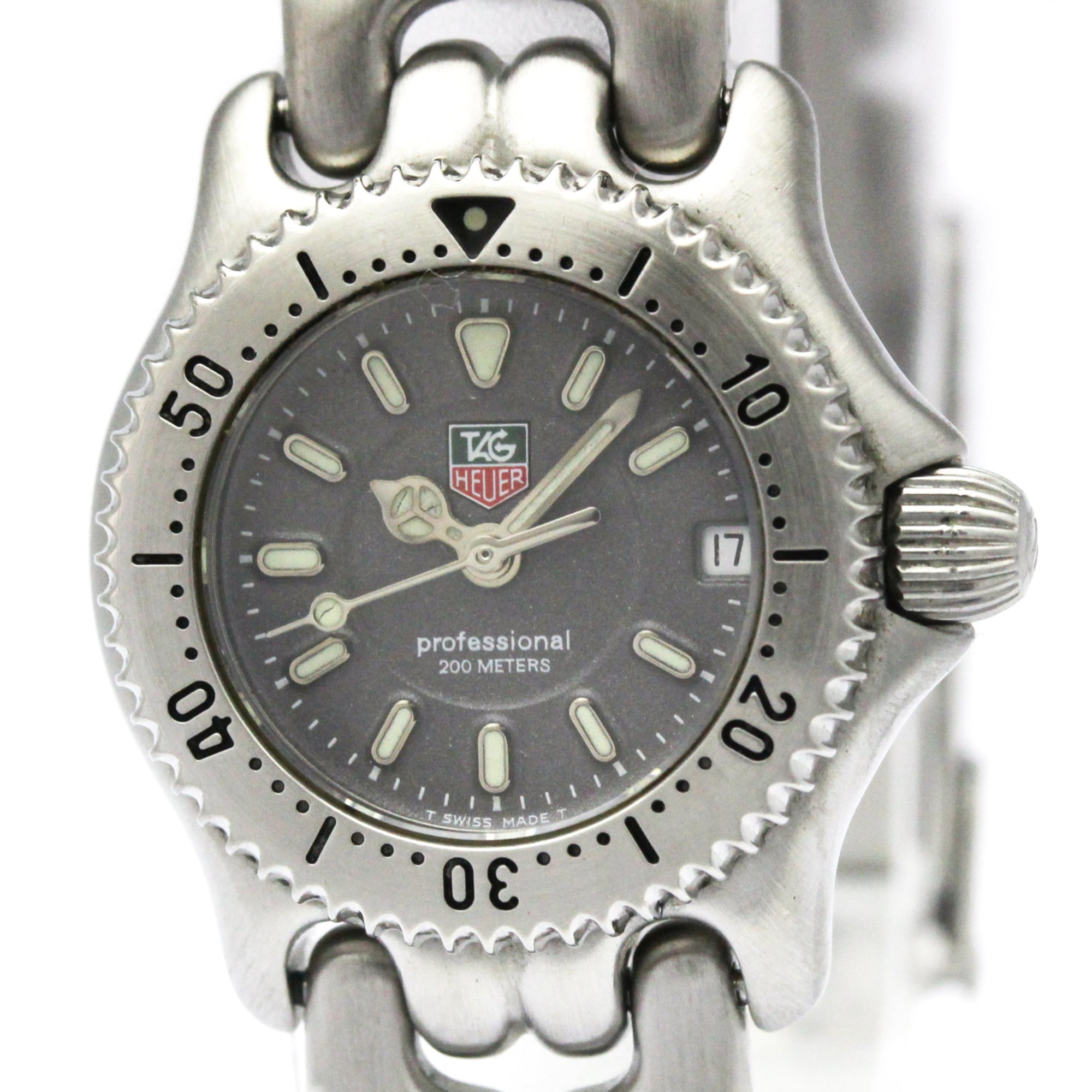 TAG HEUER Sel Professional Steel Quartz Ladies Watch WG1413 Polished