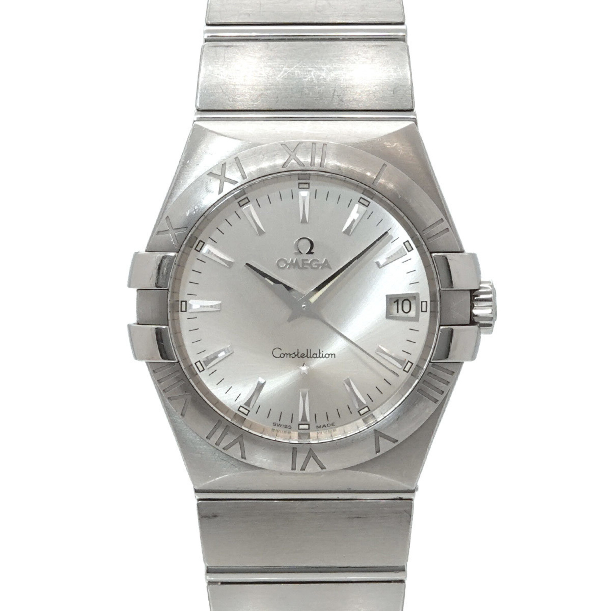 Omega Constellation 123 10 35 60 02 001 Men\'s Watch Date Silver Quartz