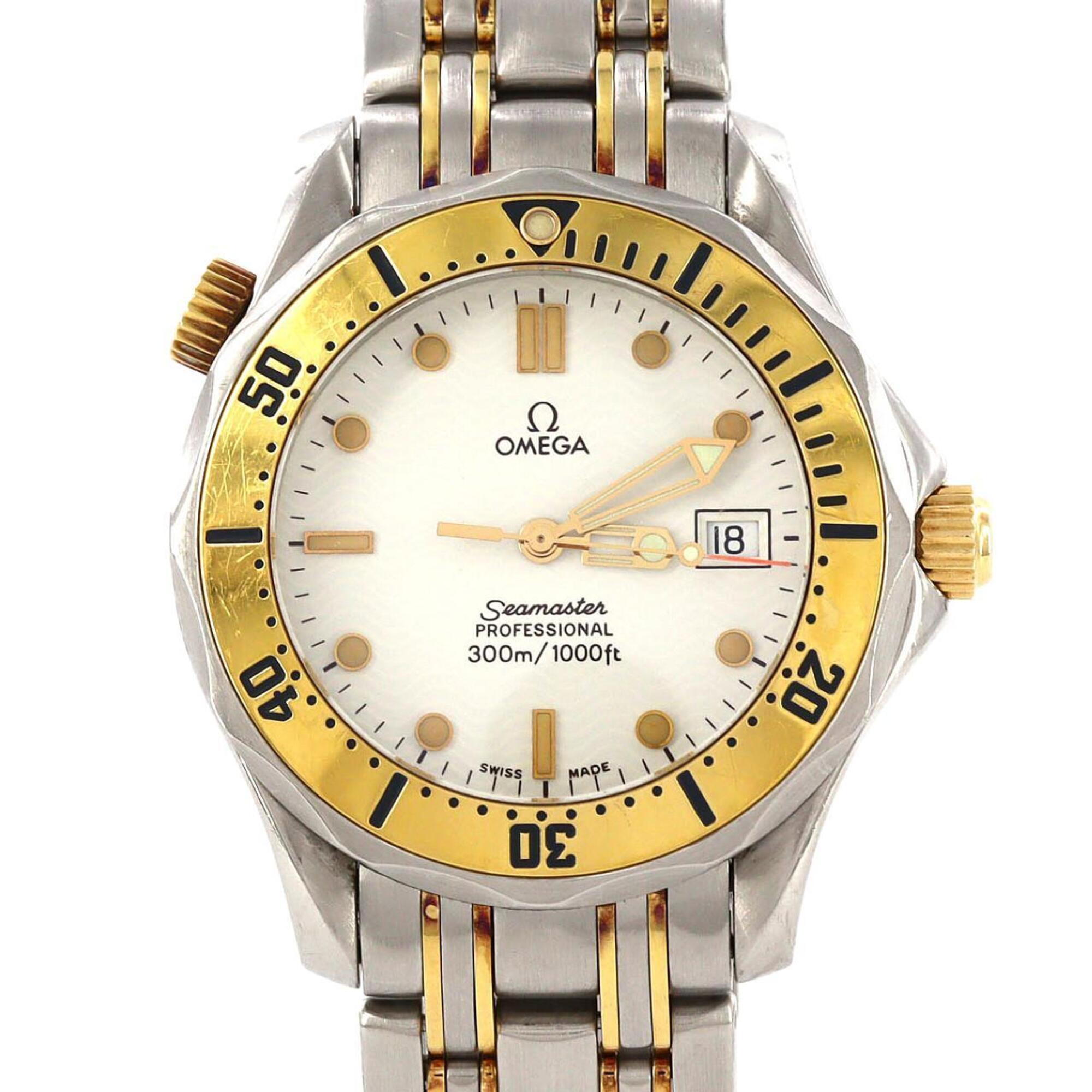Omega Seamaster Professional Two-Tone Stainless Steel x Yellow Gold Quartz Watch