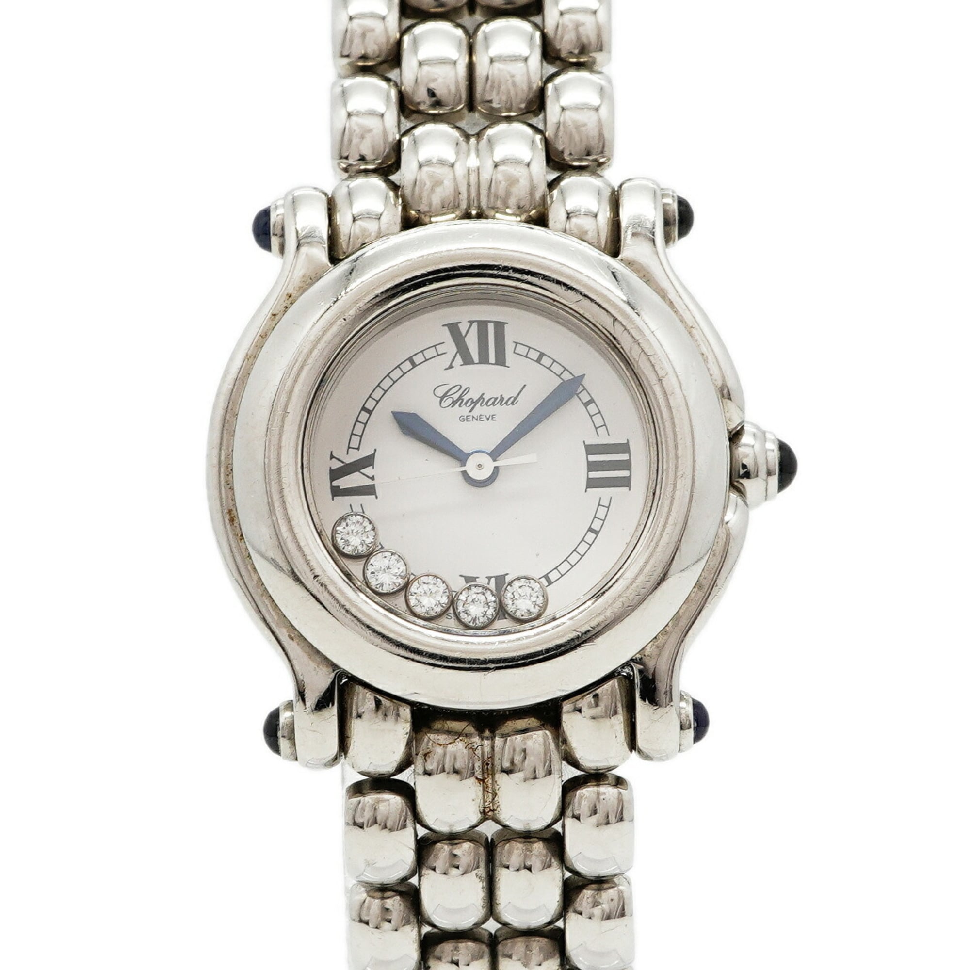 Chopard Happy Sport Diamond 27 8250-23 White Dial Women\'s Watch