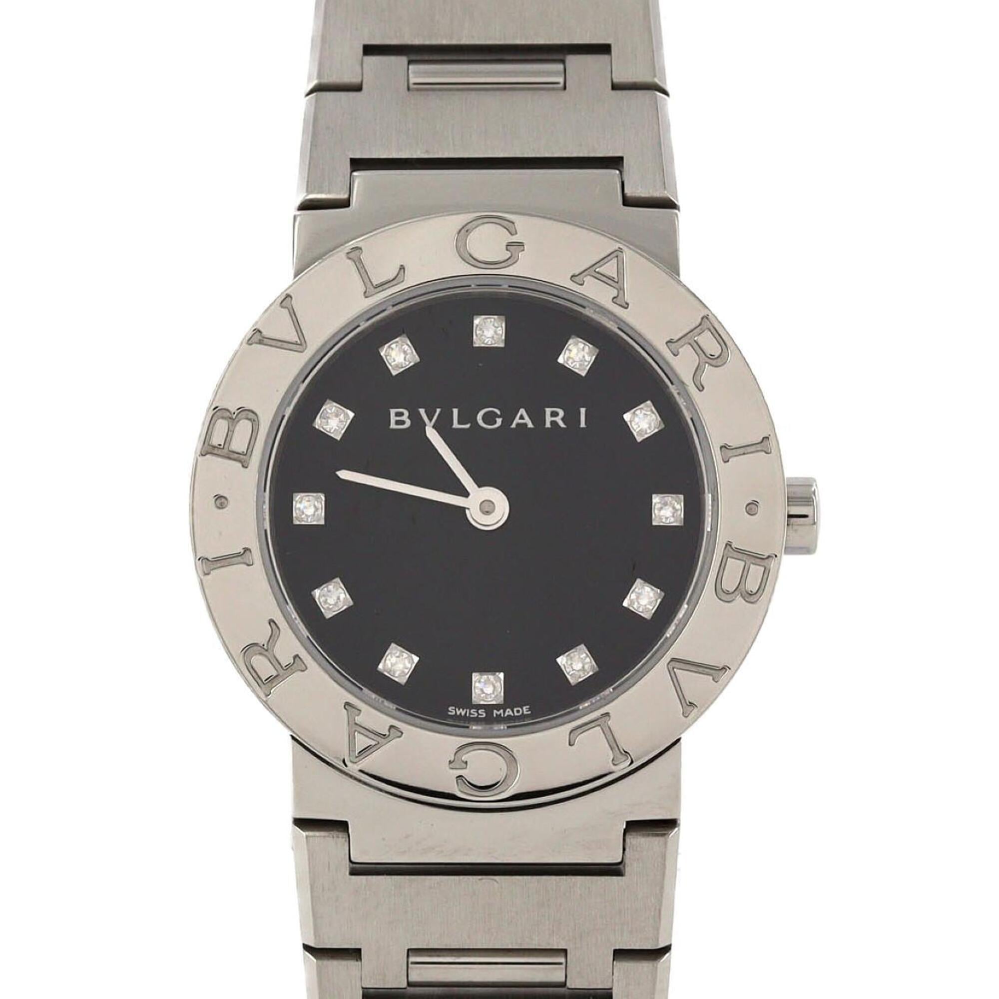 Bvlgari 12P BB26SS 12 SS Quartz Watch