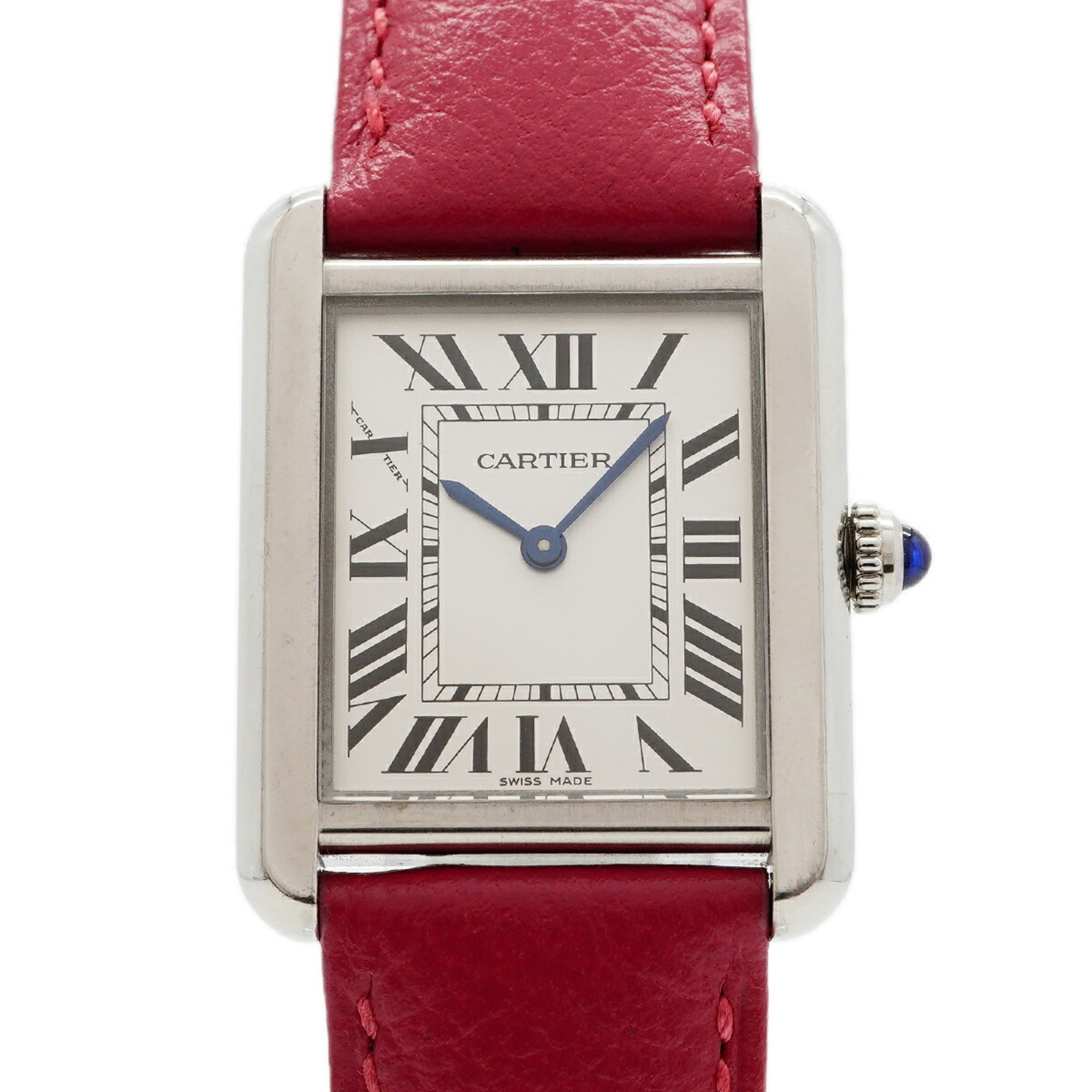 Cartier Tank Solo SM WSTA0030 Silver Dial Women\'s Watch