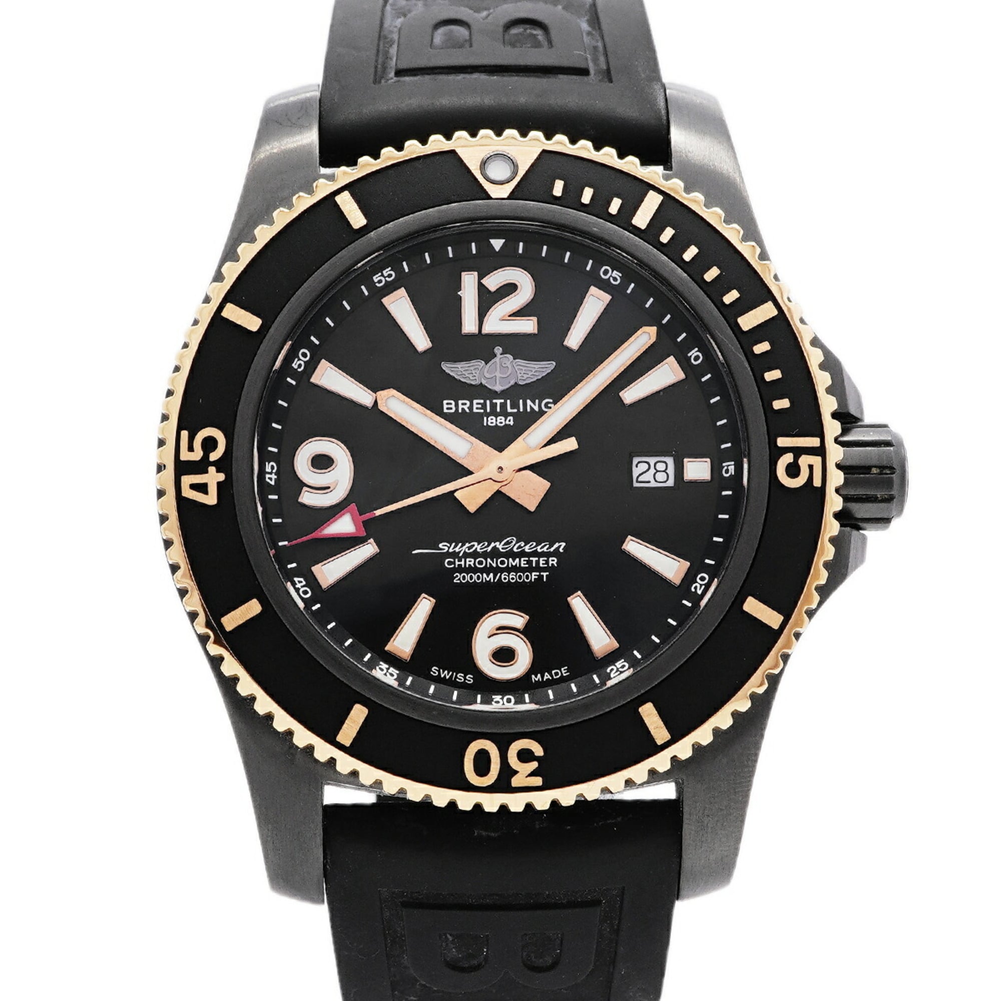 Breitling Superocean Automatic 46 U17368 Black Dial Men\'s Watch