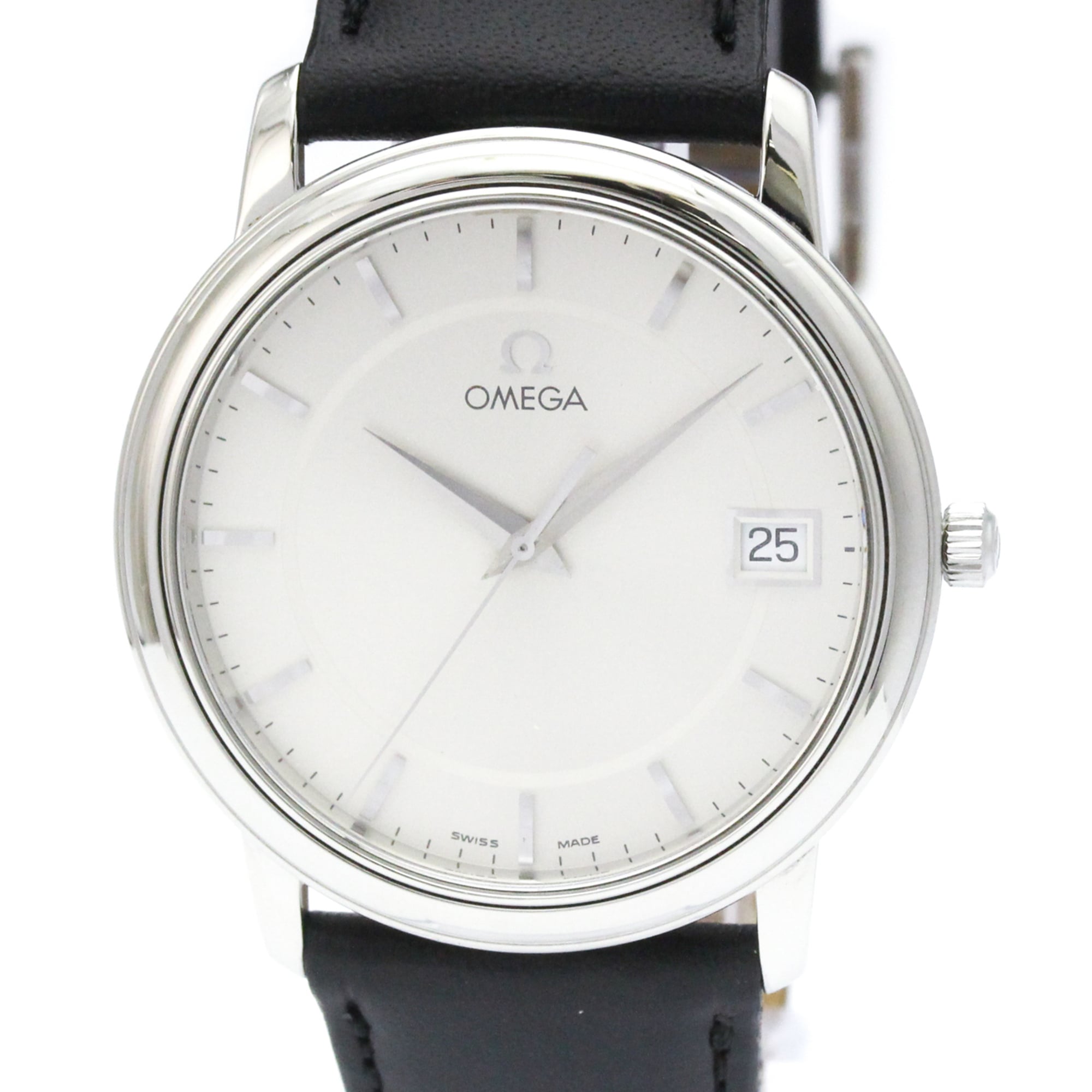 OMEGA De Ville Prestige Steel Quartz Mens Watch 4510.31 Polished