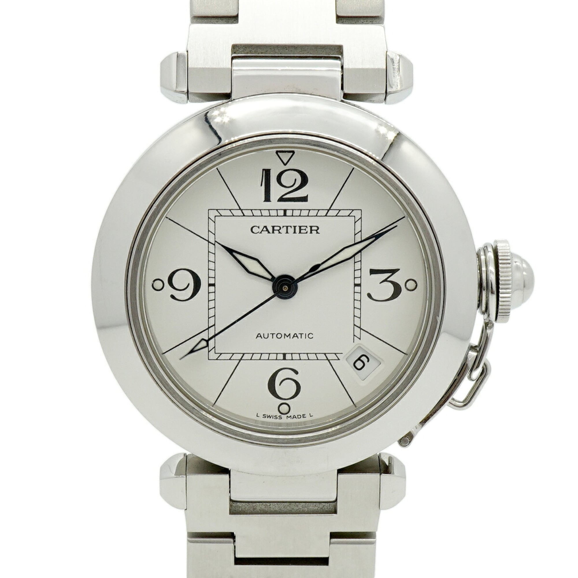 Cartier Pasha C W31074M7 White Dial Watch (Boys\' Size)