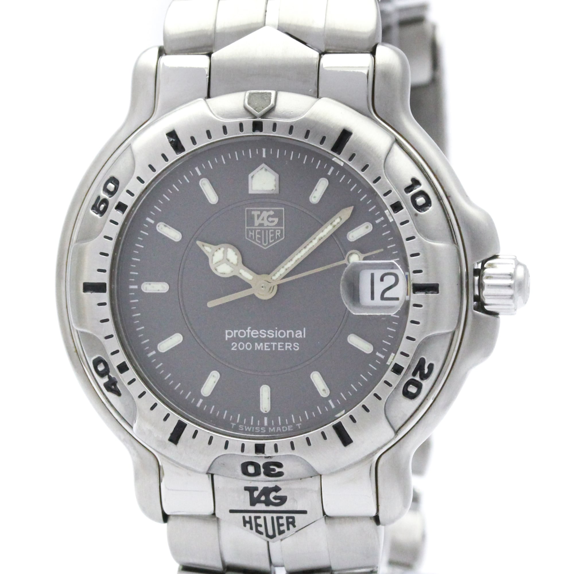 TAG HEUER 6000 Professional 200M Quartz Mens Watch WH1112 Polished
