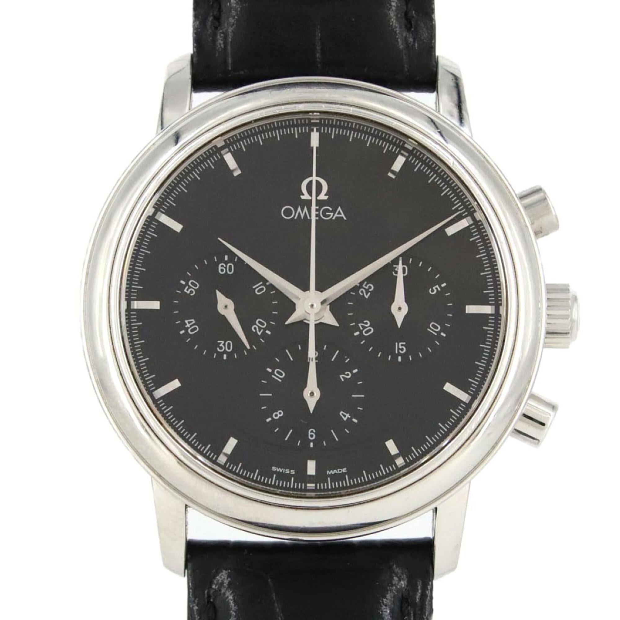 Omega De Ville Prestige Chrono 4840.51.01 Stainless Steel Watch, Manual Winding
