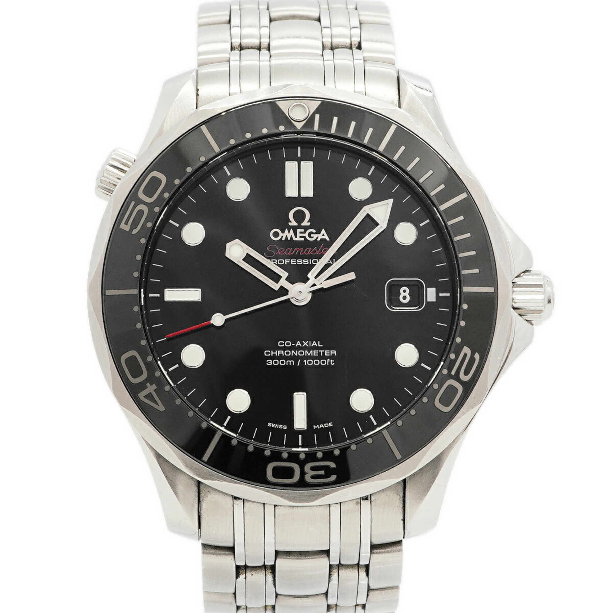 Omega Seamaster 300 Co-Axial 212.30.41.20.01.003 Black Dial Men\'s Watch