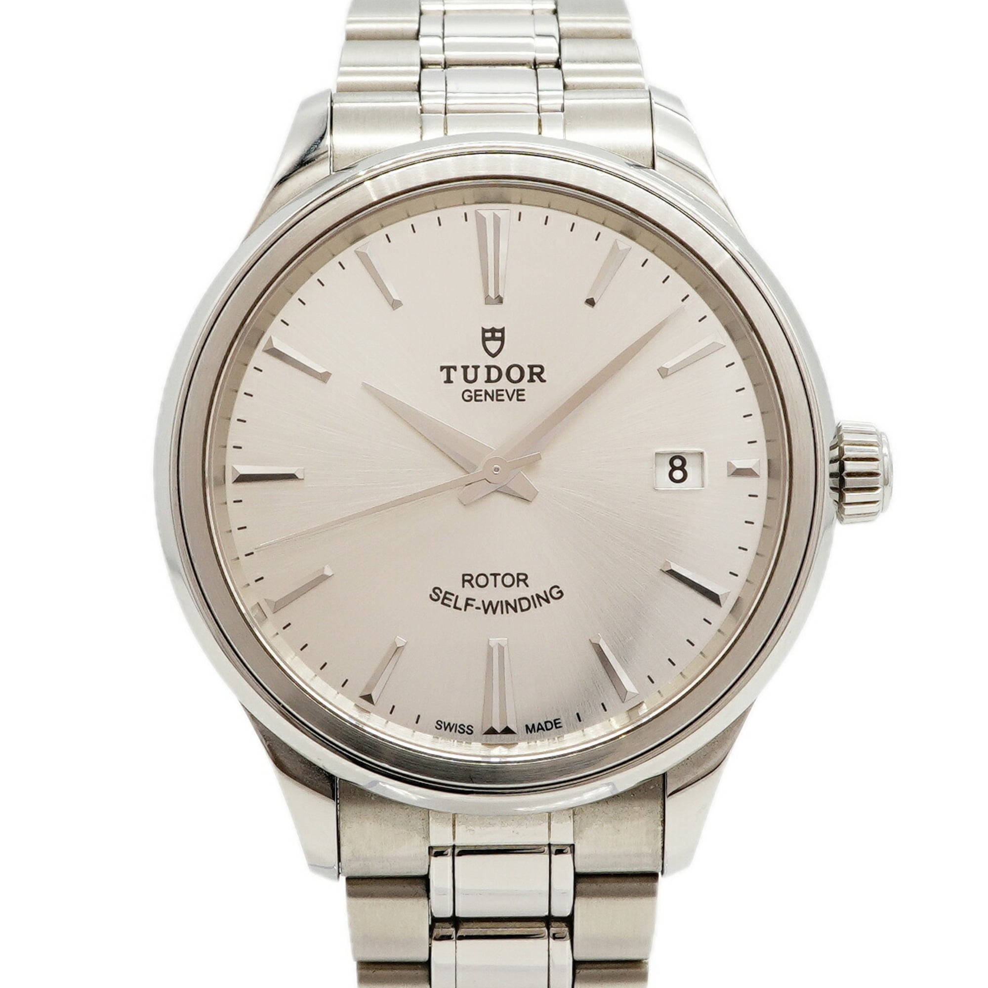 Tudor Style Date 12500 Silver Dial Men\'s Watch
