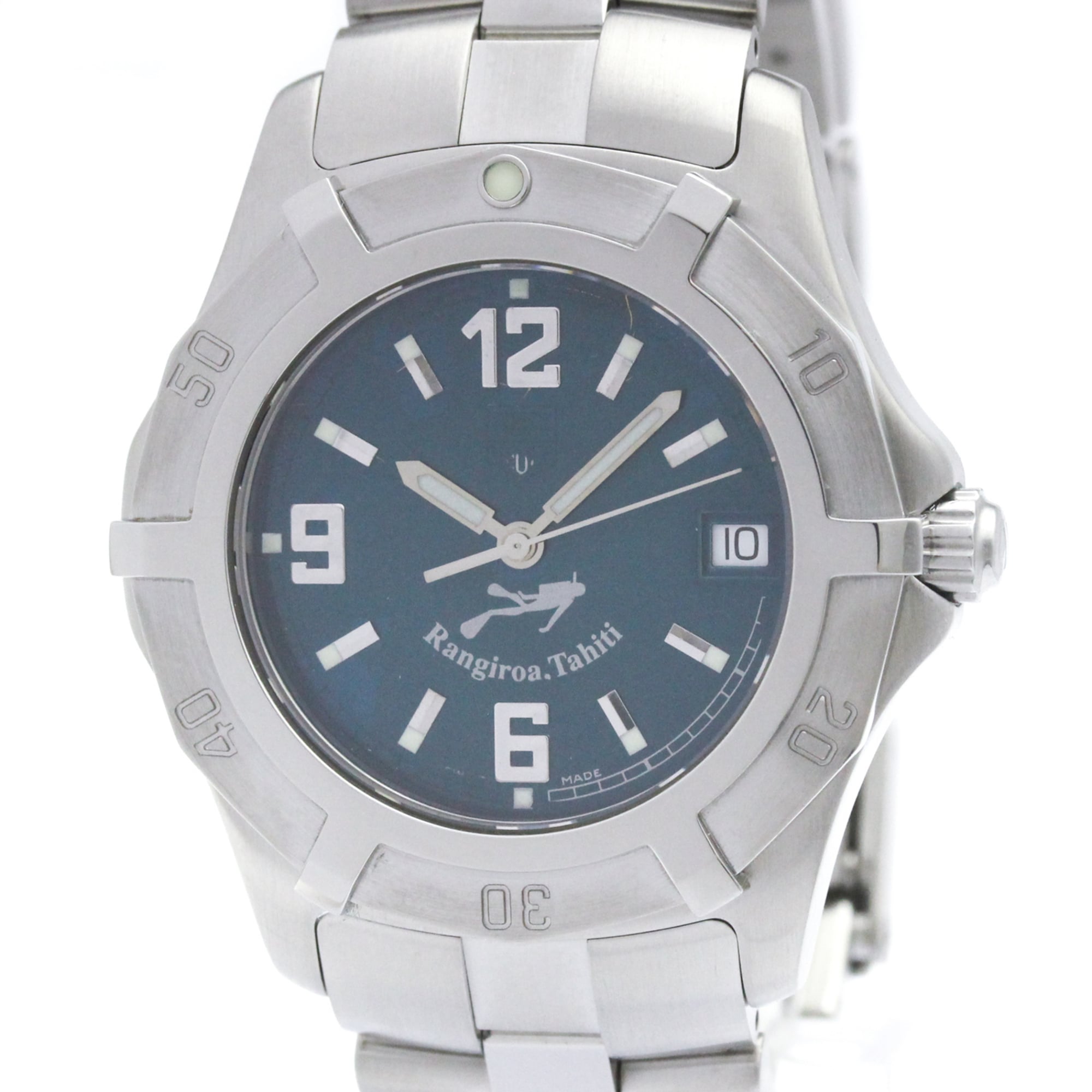 TAG HEUER 2000 Exclusive Rangiroa Tahiti Limited Watch WN111A Polished