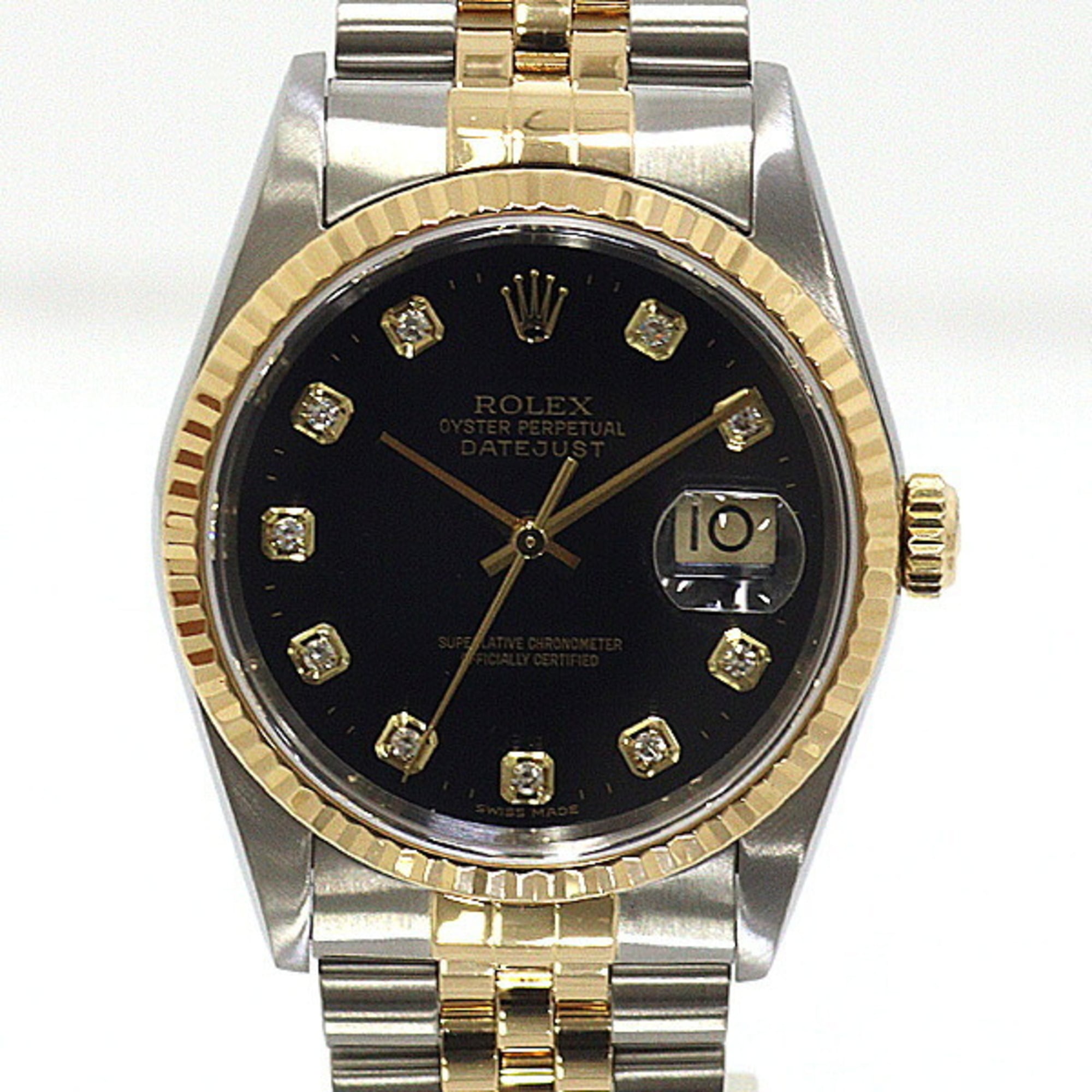 Rolex ROLEX Men\'s Watch Datejust 16233G Automatic Winding P-serial Number Refurbished