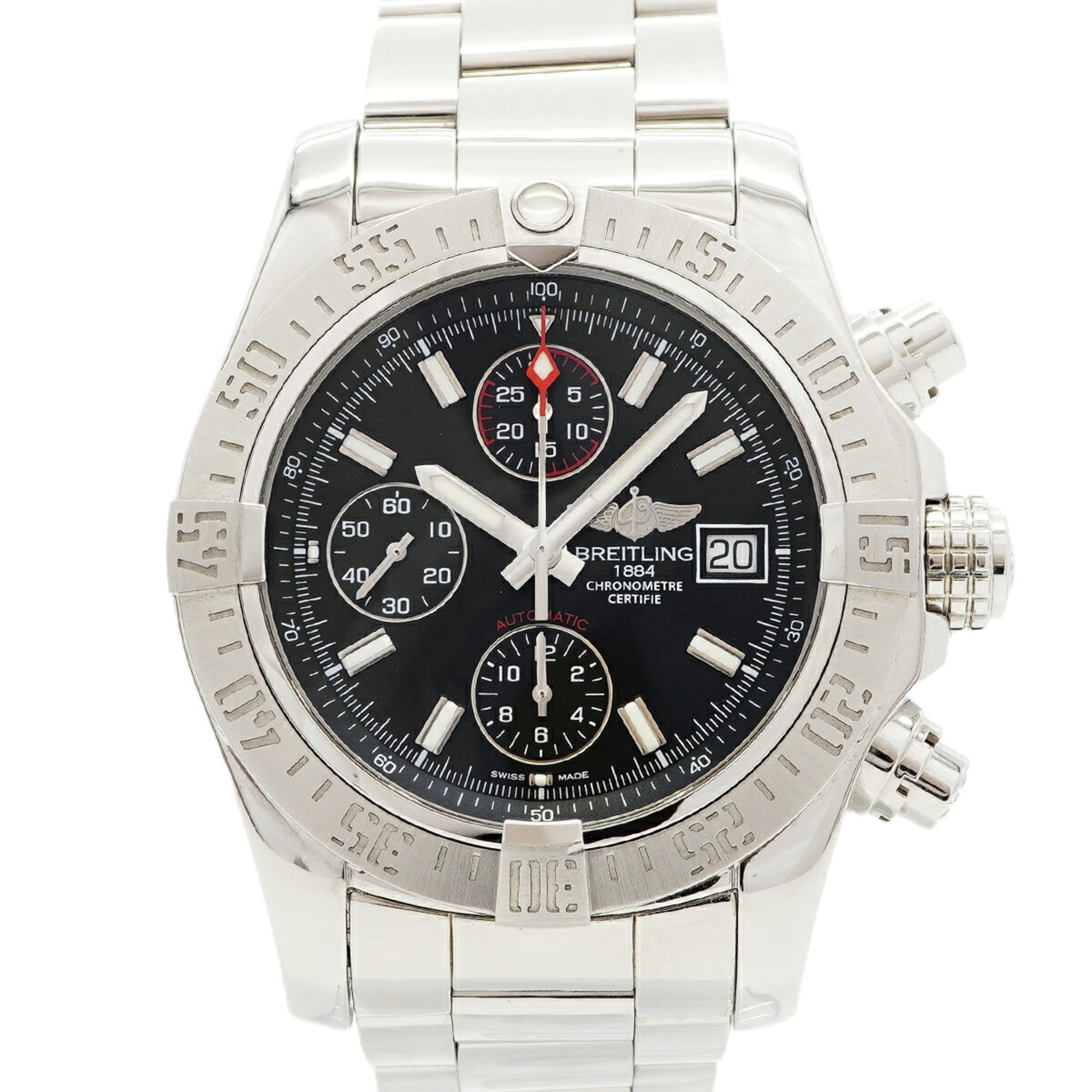 Breitling Avenger II A1338111 A13381 Black Dial Men\'s Watch