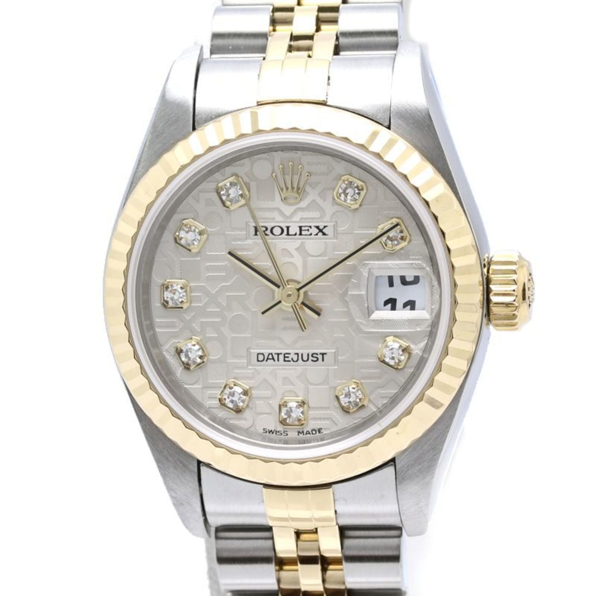 ROLEX Datejust 10P Diamond 79173G Women\'s Watch 40550
