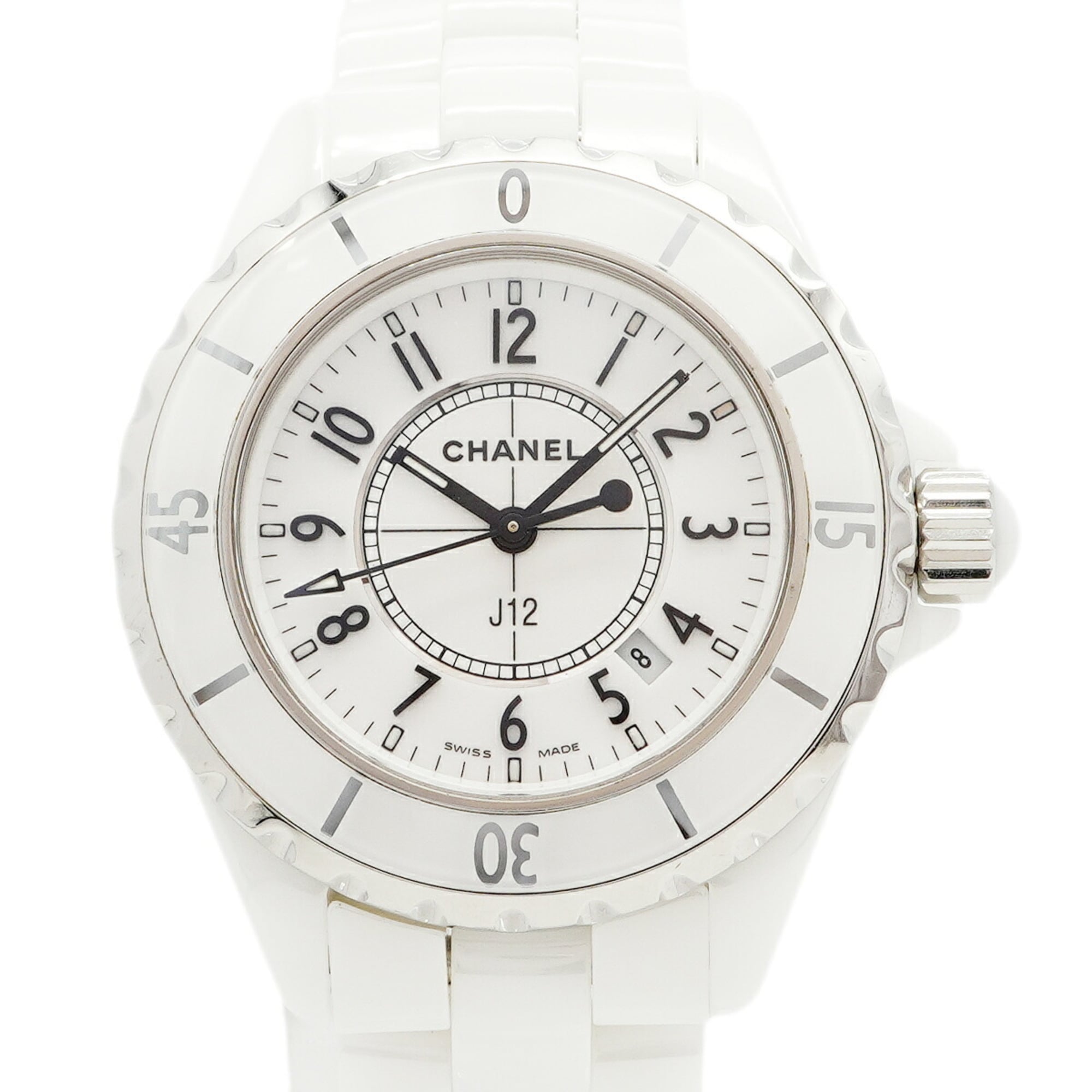 Chanel J12 H0968 White Dial Women\'s Watch