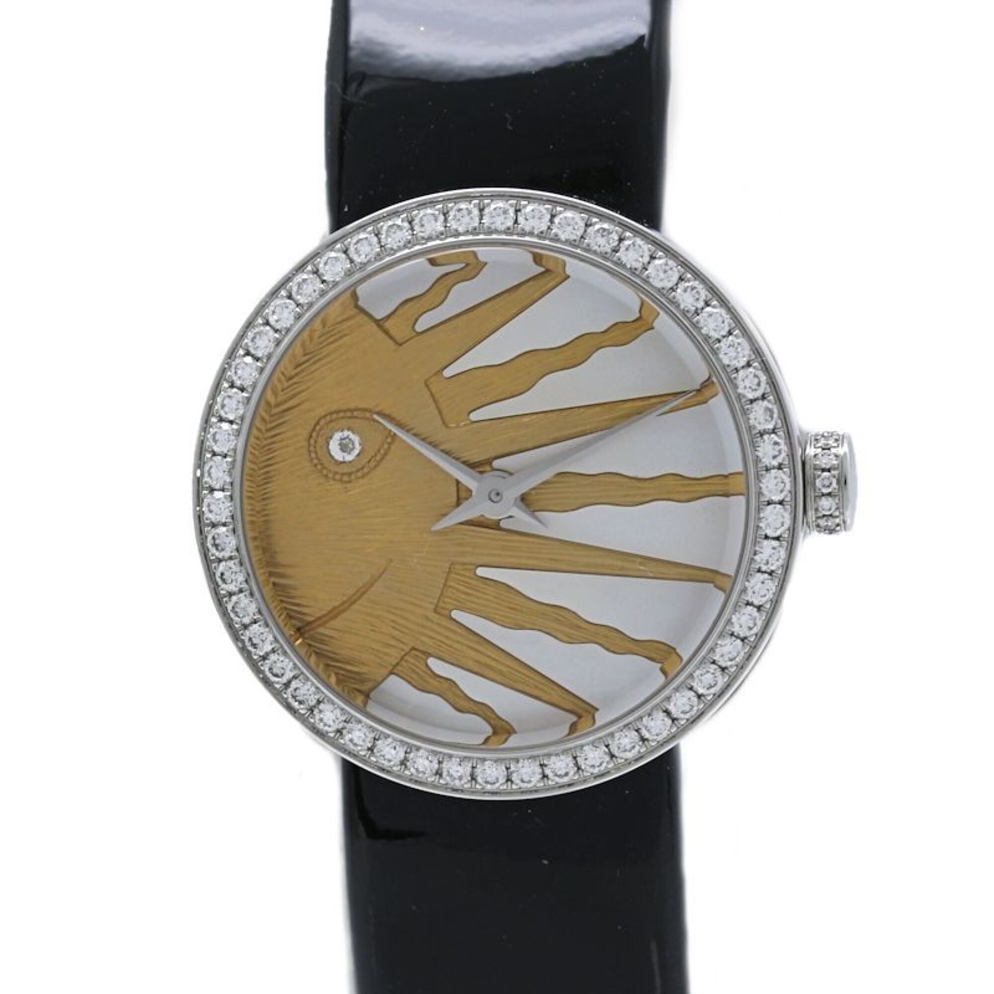 Dior La Rose Celeste Diamond Bezel CD04711X1001 Women\'s Watch Stainless Steel x Enamel 40453