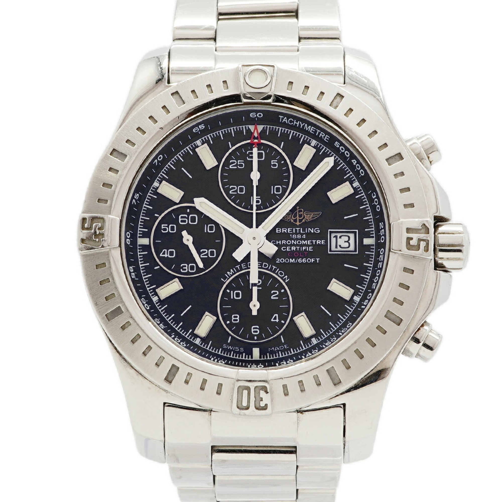 Breitling Colt Chrono Japan Limited Edition (500 pieces) A13388 Black Dial Men\'s Watch