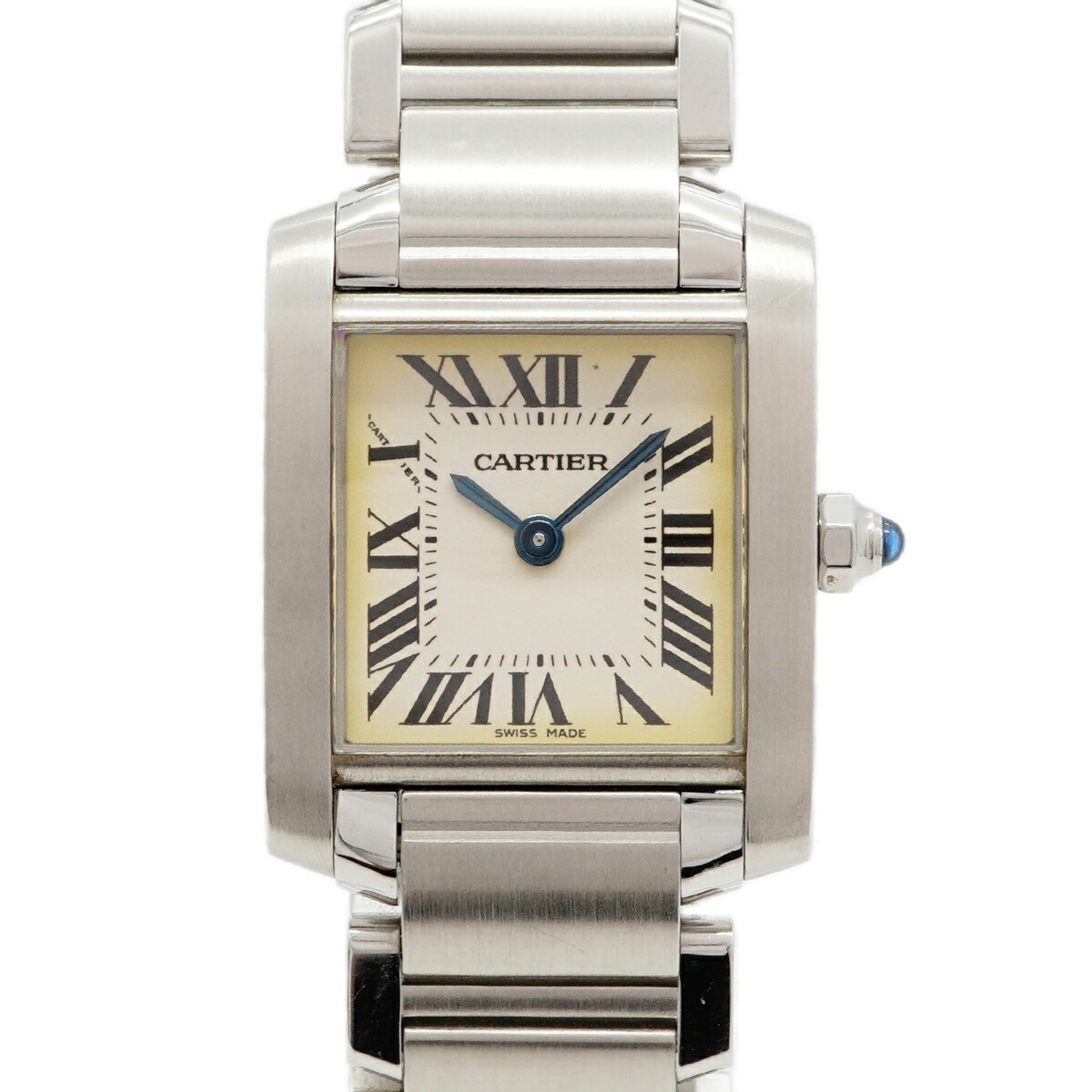 Cartier Tank Franaise SM W51008Q3 Ivory Dial Women\'s Watch