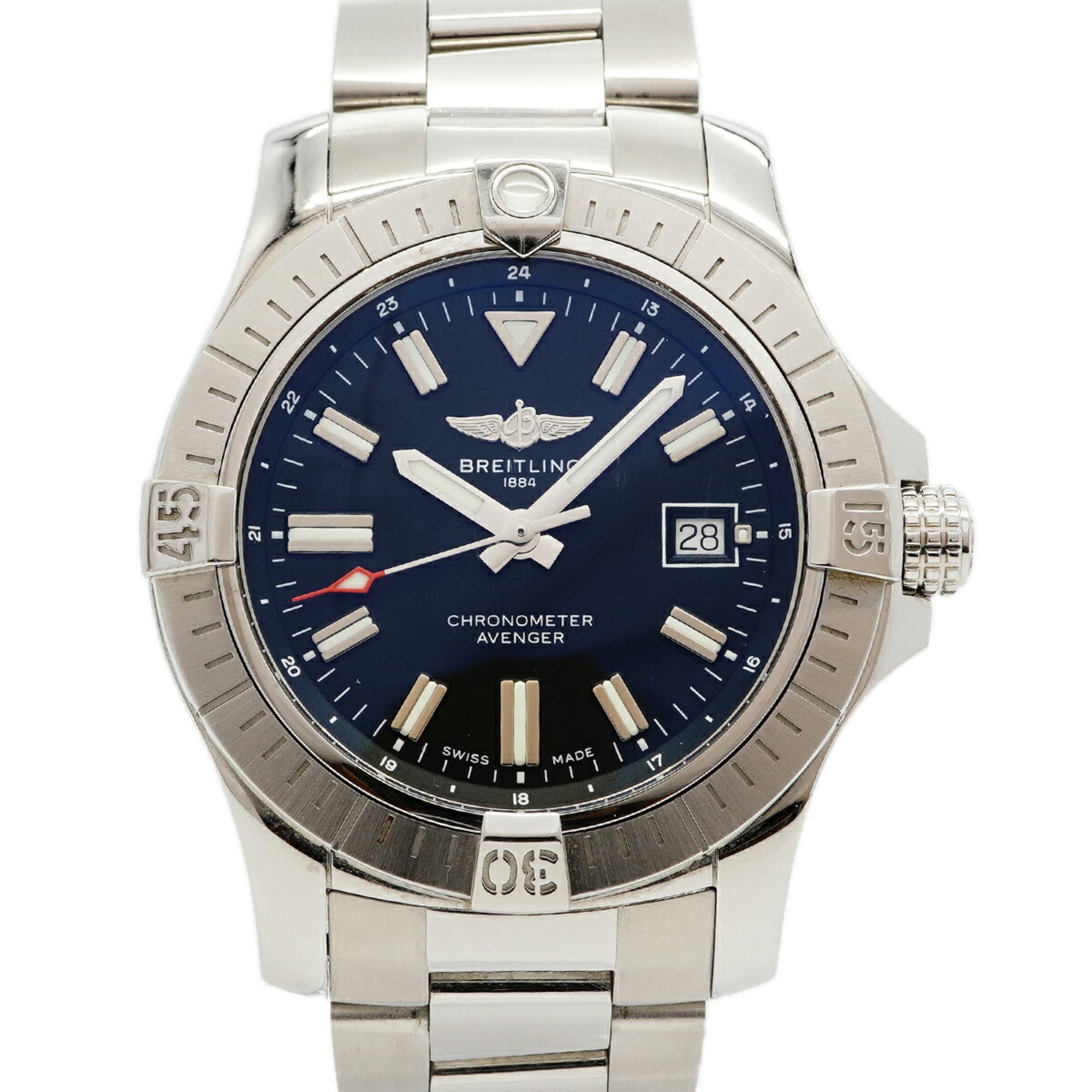 Breitling Avenger Automatic 43 A17318 Black Dial Men\'s Watch