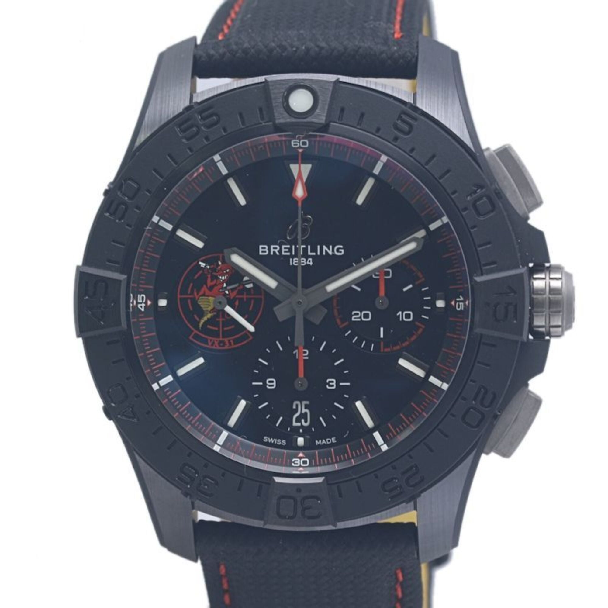 BREITLING Avenger B01 SB01473A1B1X1 SB0147 Chronograph 44 Night Mission Dust Devils Men\'s Watch Cer