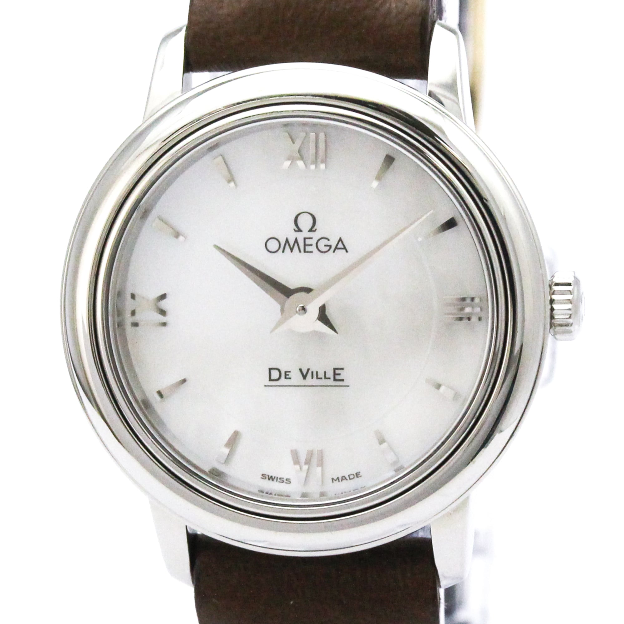 OMEGA De Ville Prestige MOP Quartz Watch 424.10.24.60.05.001 Polished