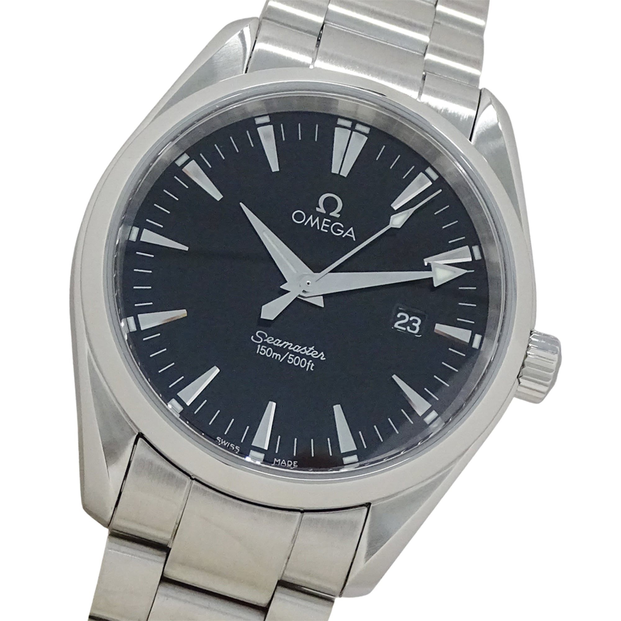 Omega Seamaster Aqua Terra 2517.50 Men\'s Watch, Brand Name, Date, Quartz, Stainless Steel (SS), Sil