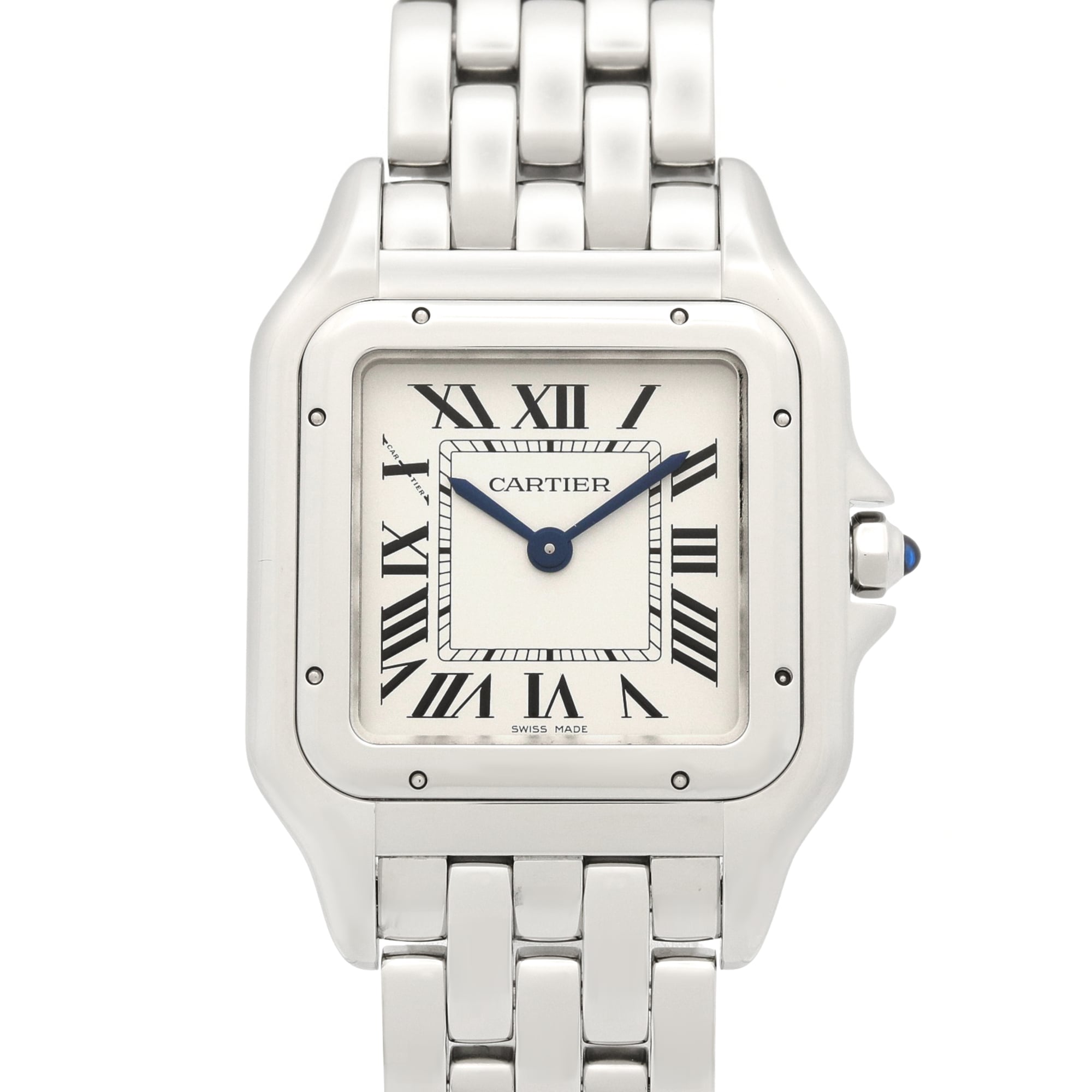 Cartier Panthre de MM Watch, Stainless Steel, Ladies, Silver Tone, WSPN0007