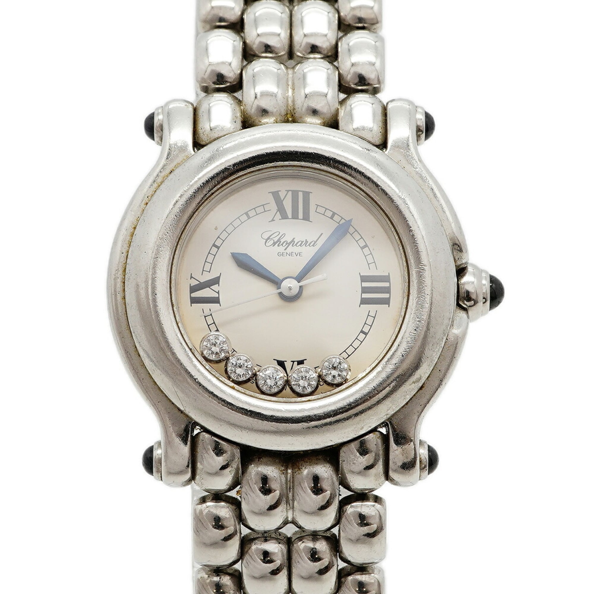Chopard Happy Sport Diamond 27 8250-23 Ivory Dial Women\'s Watch