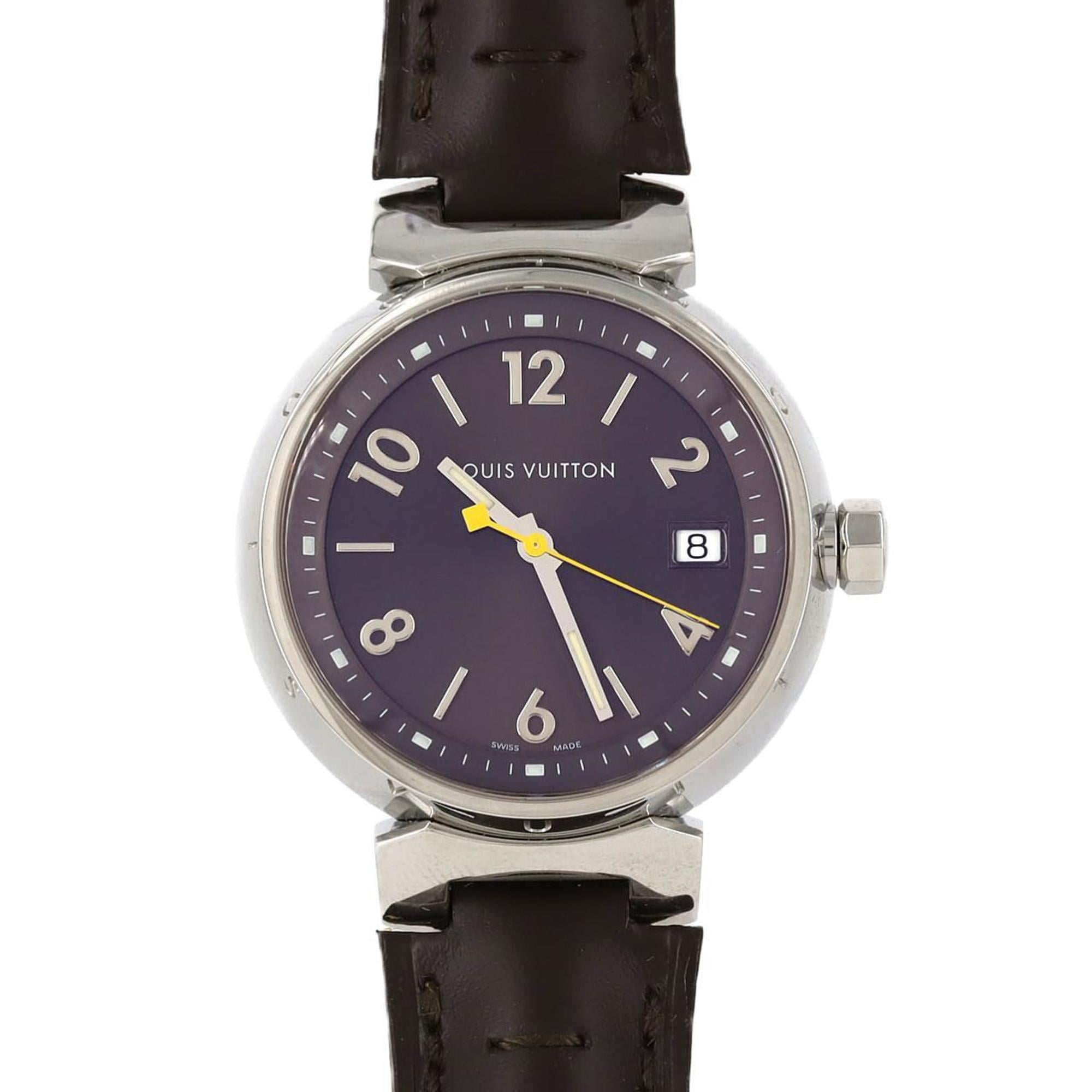 Louis Vuitton Tambour Q1311 Stainless Steel Quartz Watch