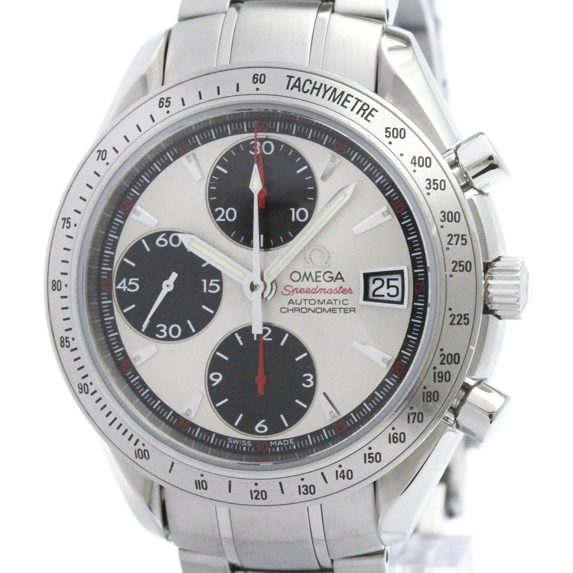 OMEGA Speedmaster Date Steel Automatic Mens Watch 3211.31 Polished